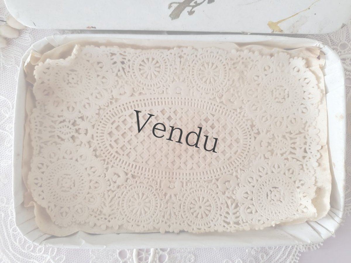 画像8: フランスアンティーク マリアージュ ドラジェボックス　十字架つき (8)