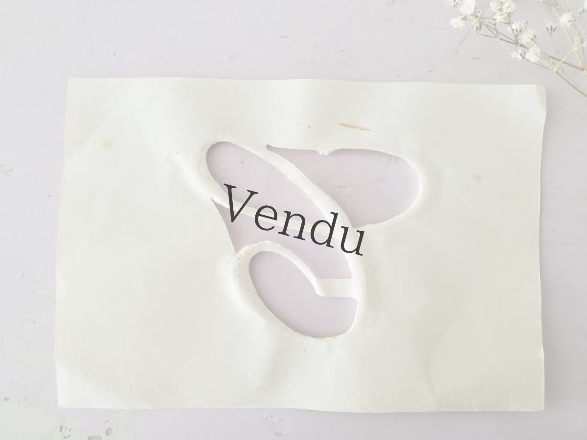 画像4: フランスアンティーク　Plumetis-Express 刺繍イニシャルシート "C" No.8 (4)