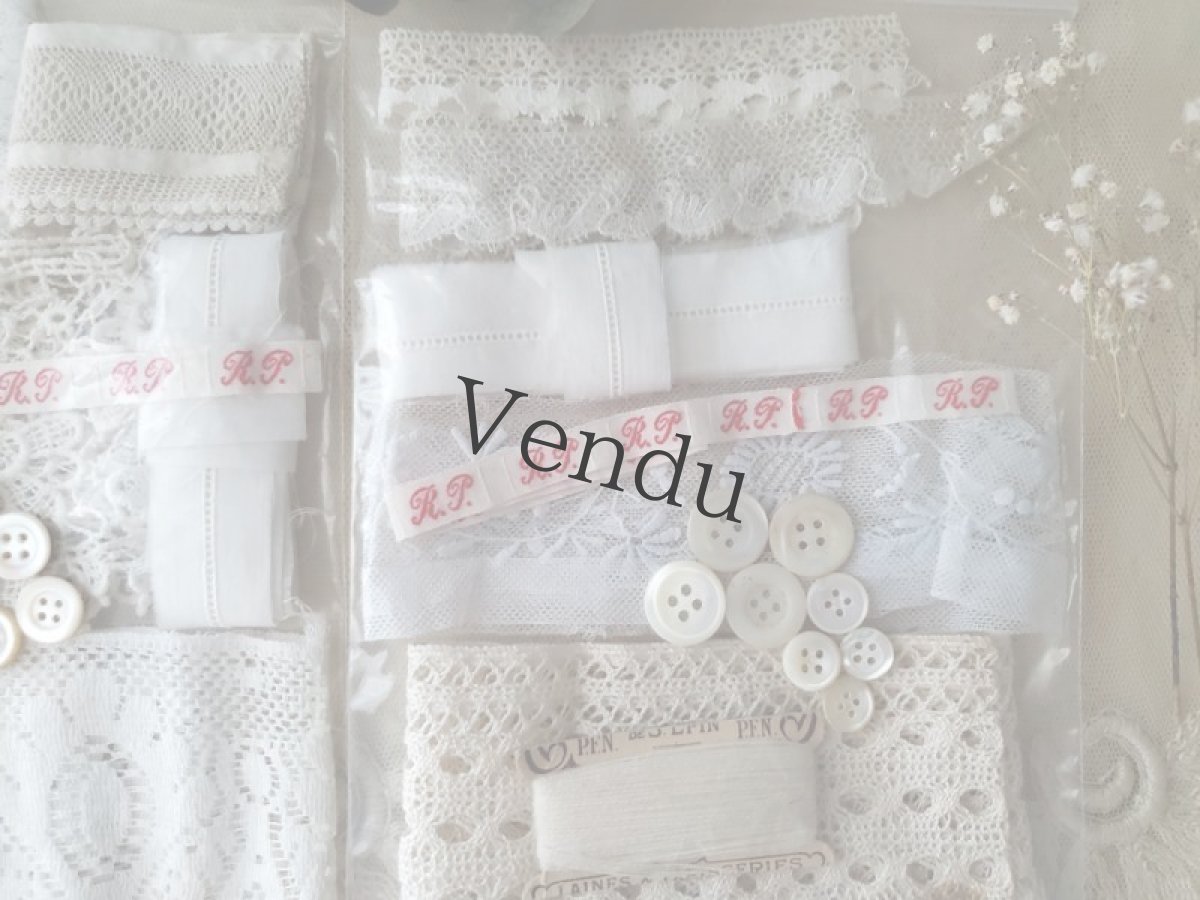 画像2: フランスアンティーク　メルスリーセットBB (2)