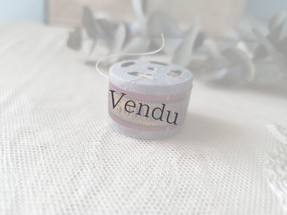 画像2: フランス 1900年前後 FFF 小さな糸玉 リネン 150 (2)