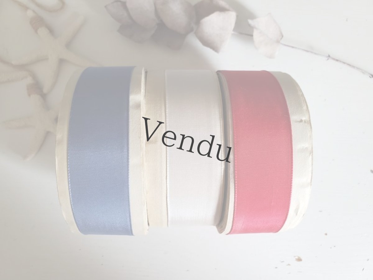 画像7: フランスヴィンテージ　巻きリボン RHODIA CIEL de FRANCE / Blanc (7)