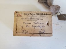 画像2: フランス 1950-1960年代　切手つき封蝋と木箱 (2)