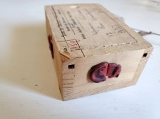 画像4: フランス 1950-1960年代　切手つき封蝋と木箱 (4)