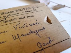 画像7: フランス 1950-1960年代　切手つき封蝋と木箱 (7)