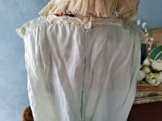 画像4: フランスアンティーク　水色のべべドレス (4)