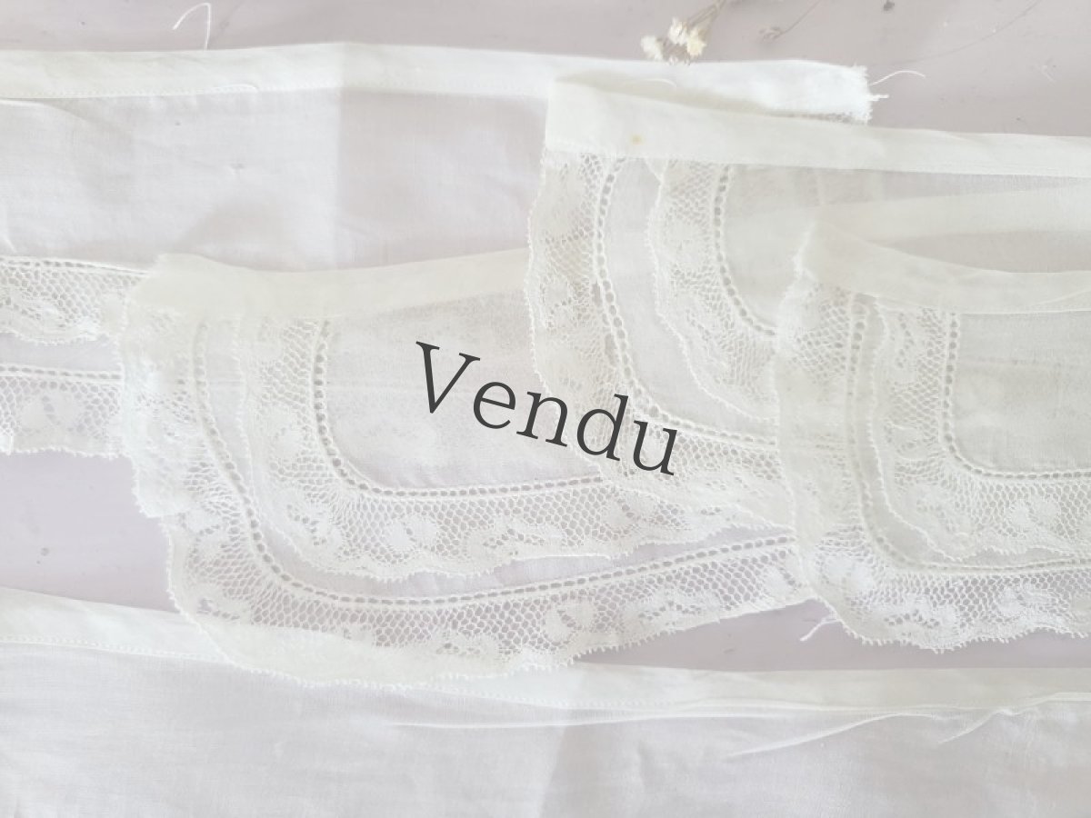 画像2: フランスアンティーク　ポワニエとつけ襟のセット (2)