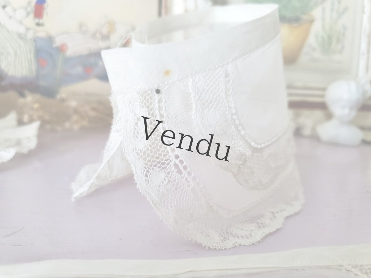 画像5: フランスアンティーク　ポワニエとつけ襟のセット (5)