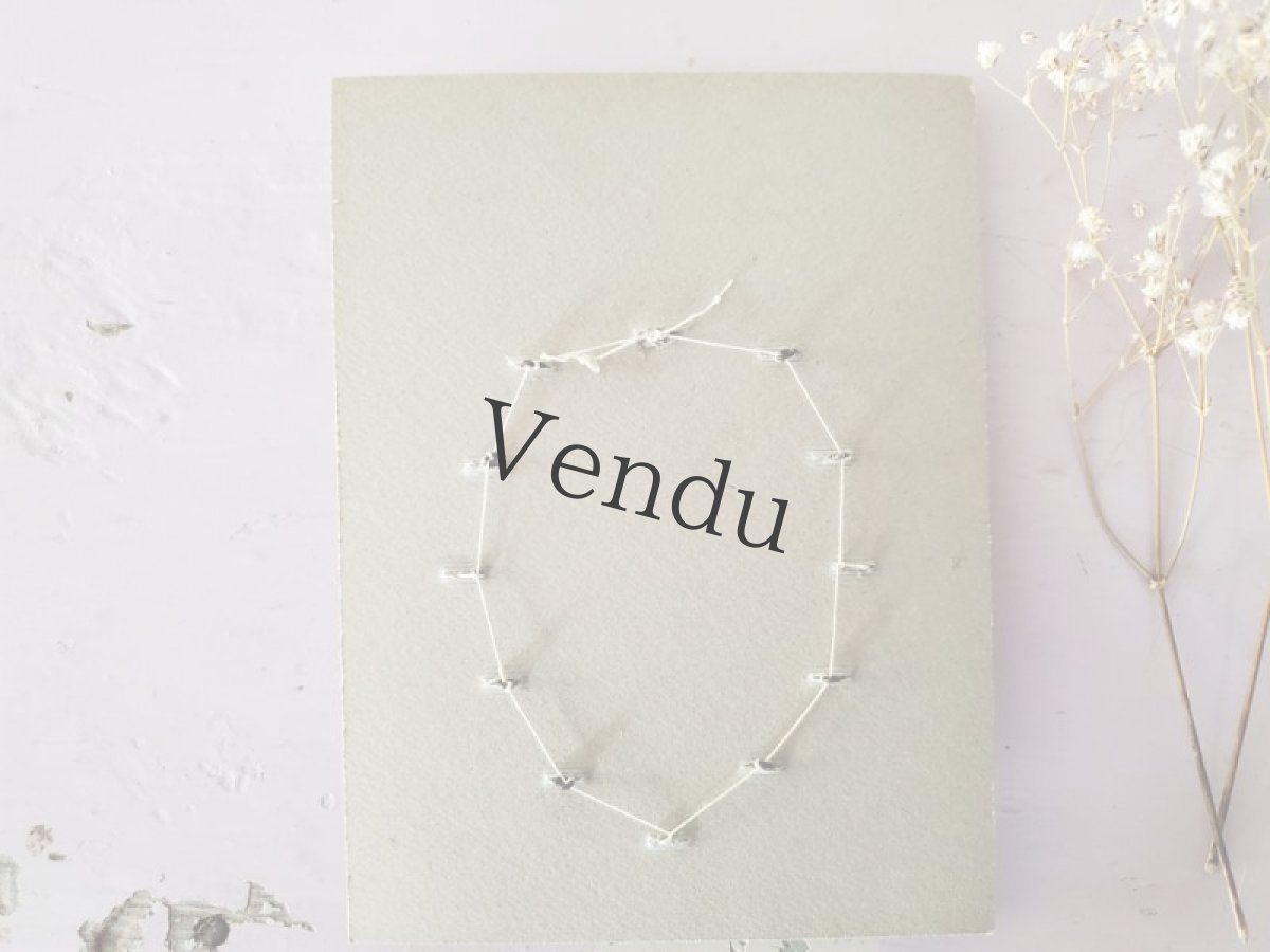 画像5: フランスアンティーク　ガラスパールボタンシート (5)