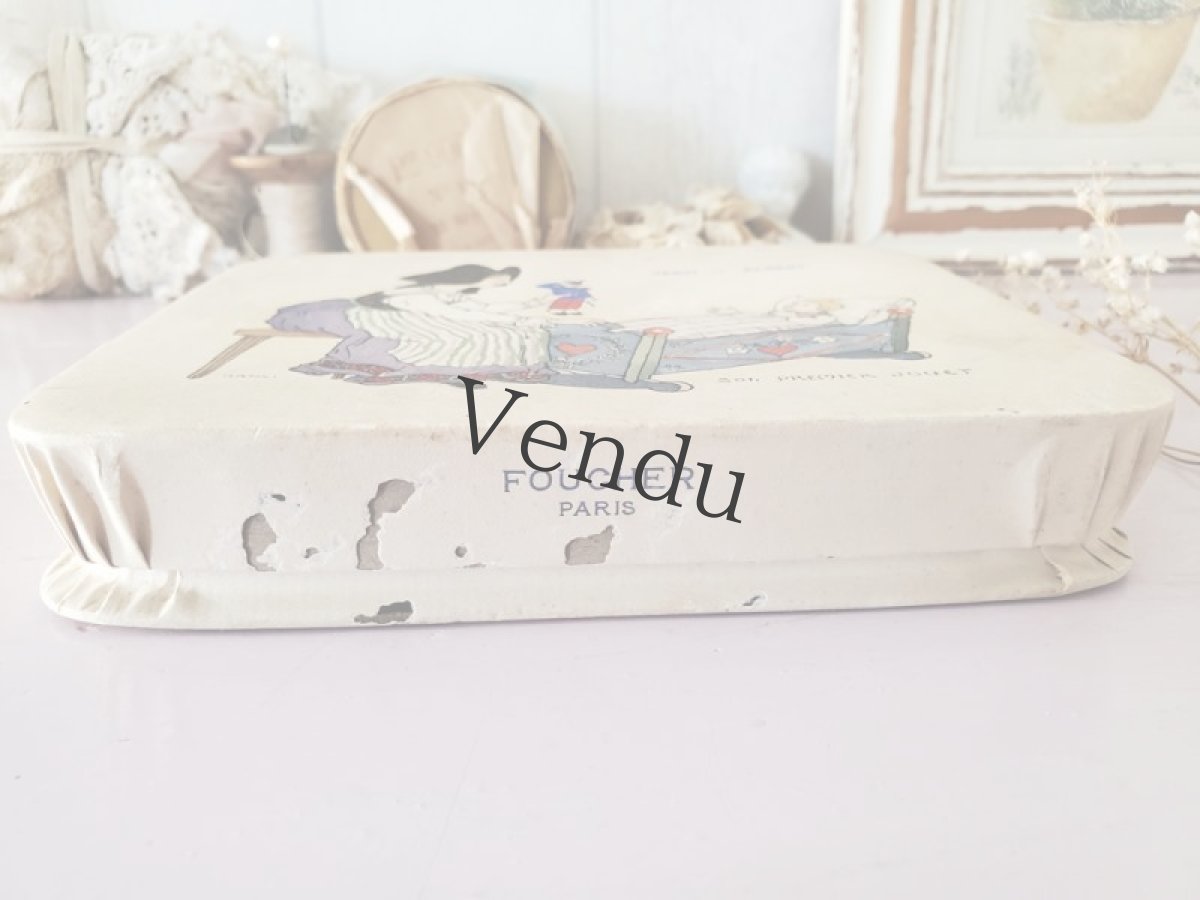 画像7: フランスアンティーク　ドラジェボックスレースセット 13種類＋貝ボタンつき (7)