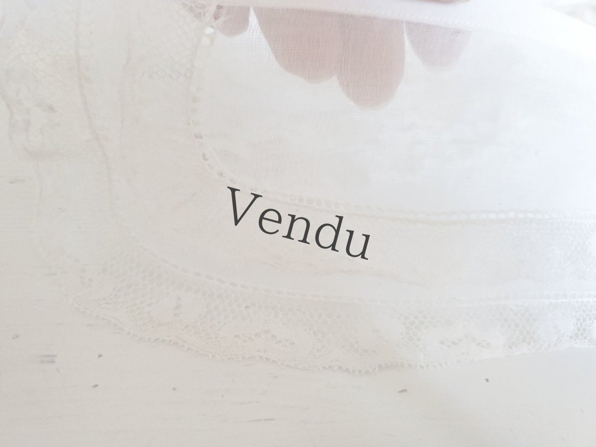 画像10: フランスアンティーク　ポワニエとつけ襟のセット (10)