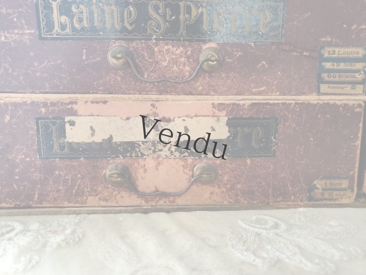 画像3: フランスアンティーク　ティロワール３段 Laine St-PIERRE【送料込】 (3)