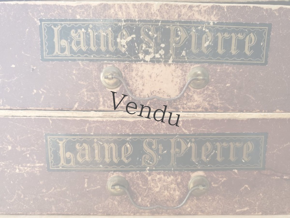 画像7: フランスアンティーク　ティロワール３段 Laine St-PIERRE【送料込】 (7)