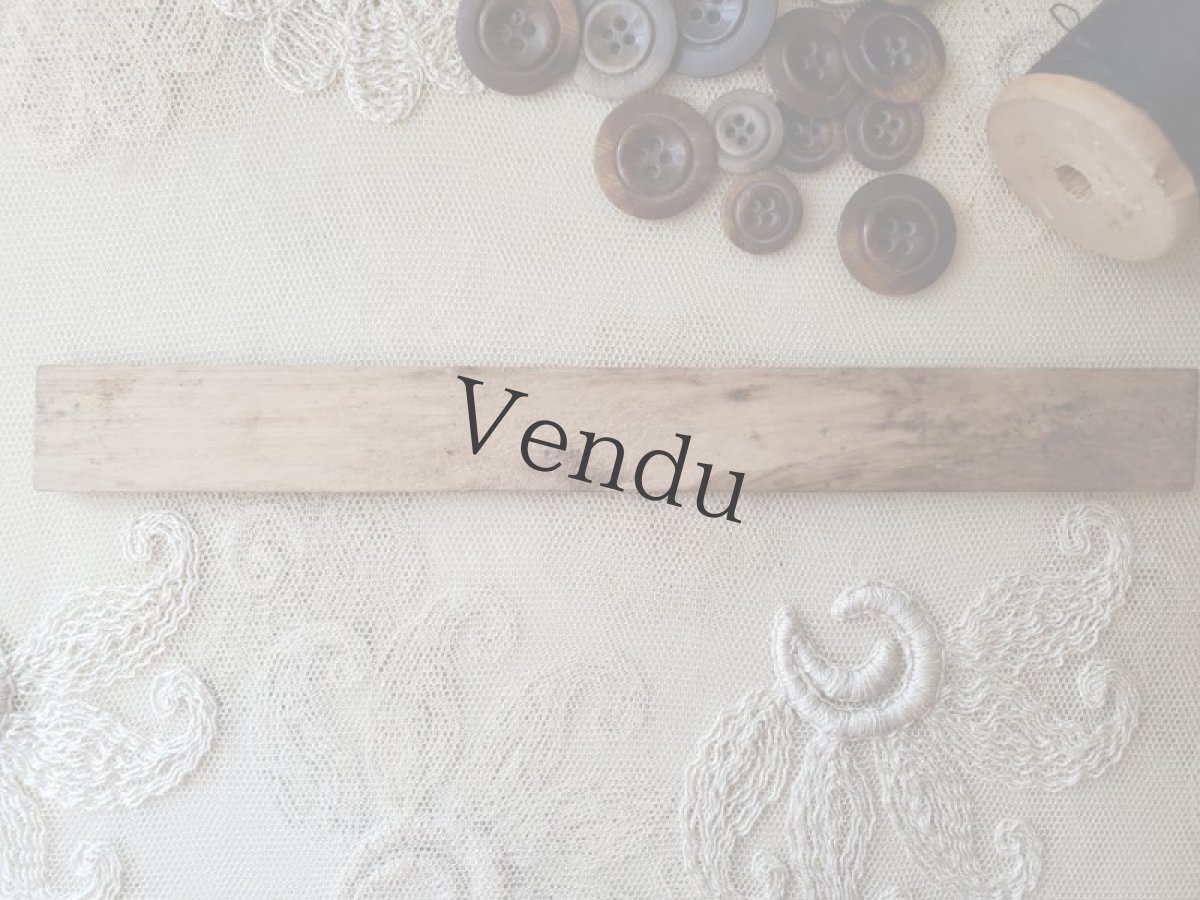 画像6: フランスアンティーク　木製定規 FIL AU LOUIS D'OR (6)