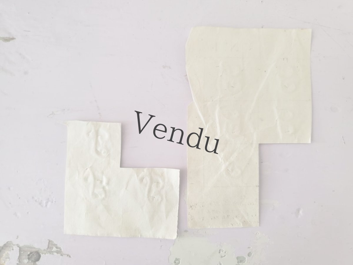 画像5: フランスアンティーク　Plumetis-Express 刺繍イニシャルシートセット "P" "F" No.1 (5)