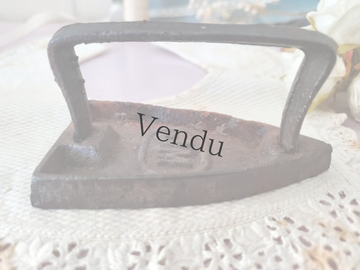 画像3: フランスアンティーク　アイアン製プチアイロン (3)