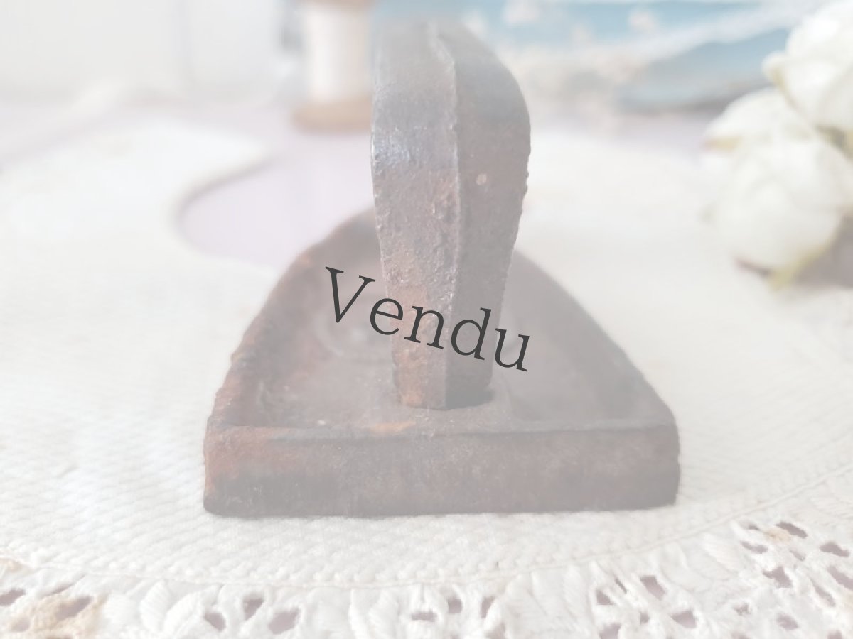 画像4: フランスアンティーク　アイアン製プチアイロン (4)