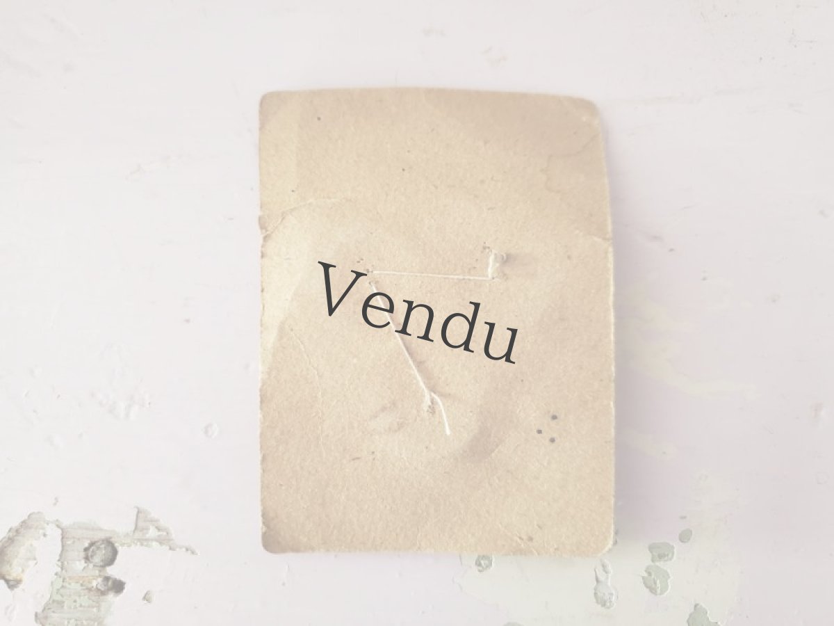 画像5: フランスヴィンテージ　木製ボタンシート 21mm (5)