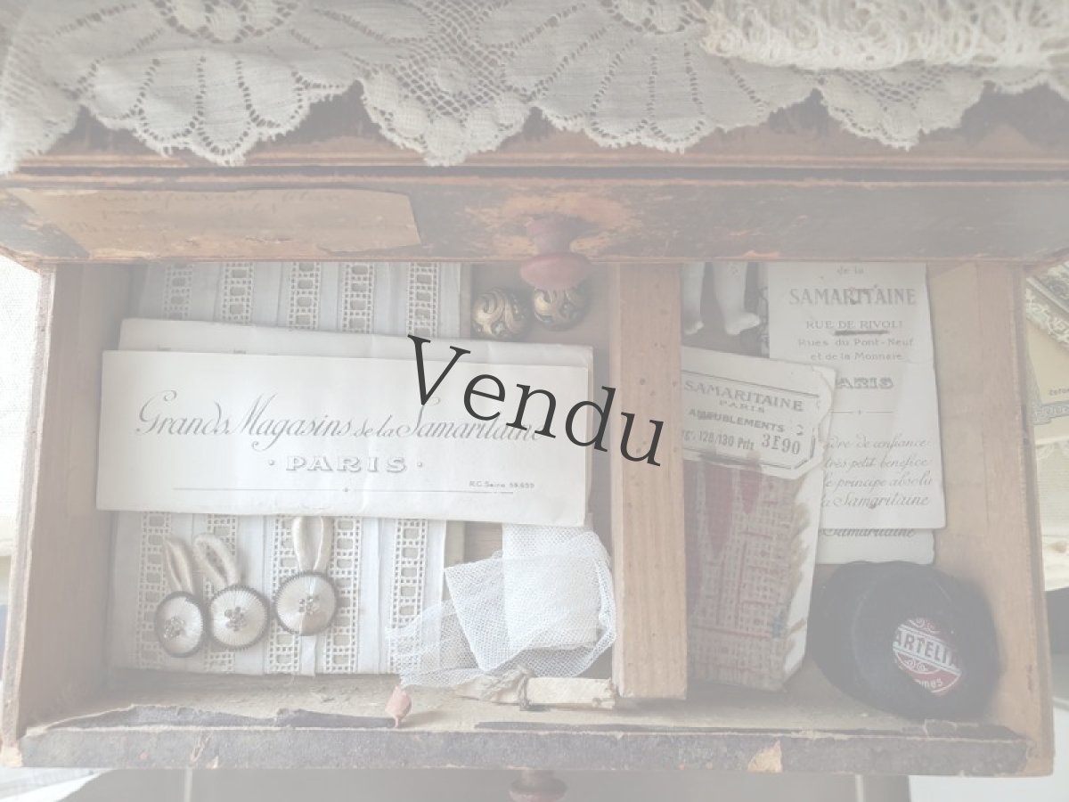 画像18: フランスアンティーク SAMARITAINE 生地サンプルセット (18)