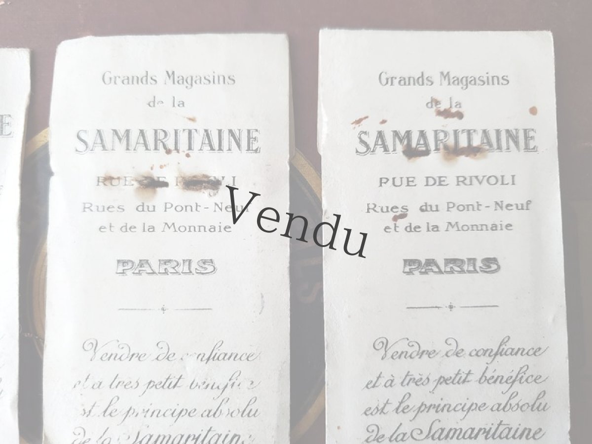 画像17: フランスアンティーク SAMARITAINE 生地サンプルセット (17)
