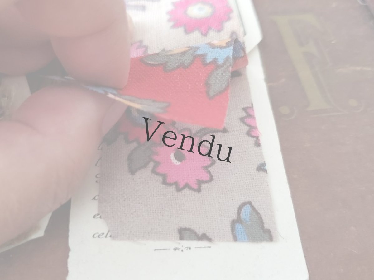 画像15: フランスアンティーク SAMARITAINE 生地サンプルセット (15)