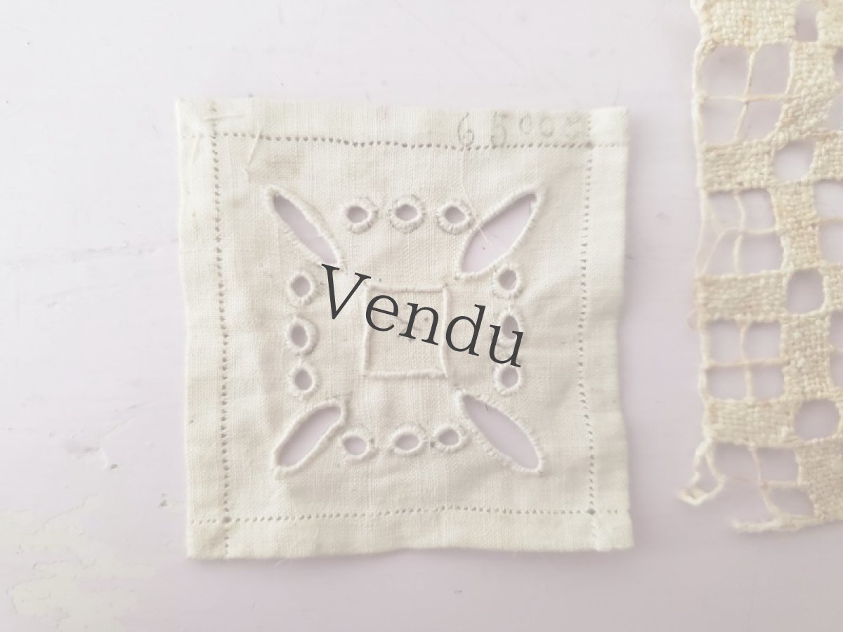 画像6: フランスアンティーク　レースモチーフセット (6)