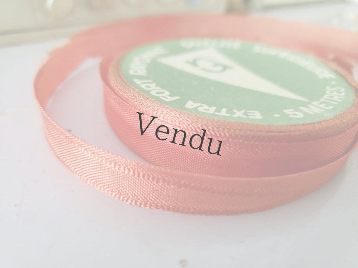 画像2: フランスヴィンテージ　巻きリボン ２色セット (2)