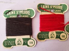 画像2: フランスヴィンテージ 糸巻き４色セット LAINE St-PIERRE (2)