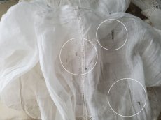 画像12: フランスアンティーク　ジュポンの裾はぎれ　ヴァランシエンヌレース200cm(400cm) (12)