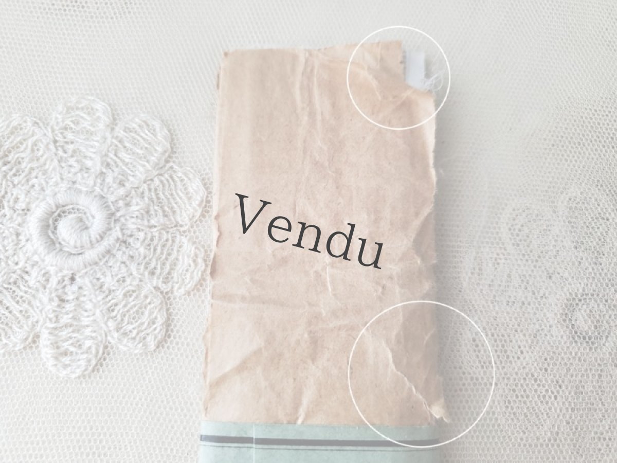 画像7: フランスアンティーク　未使用 ラベルつきレースブレード AU BON MARCHÉ (7)