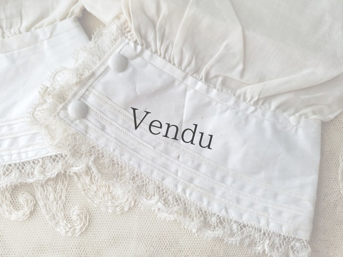 画像3: フランスアンティーク　ペアのお袖 (3)