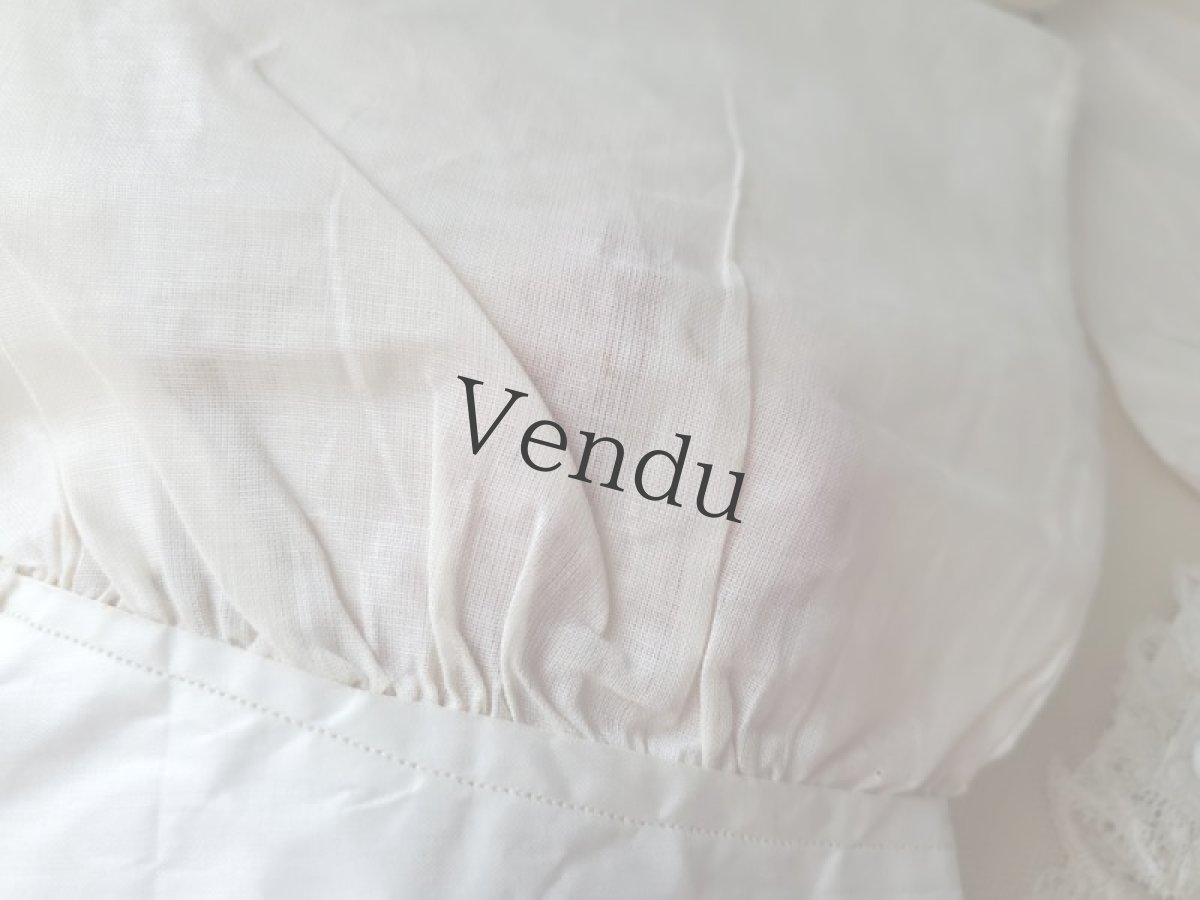 画像10: フランスアンティーク　ペアのお袖 (10)