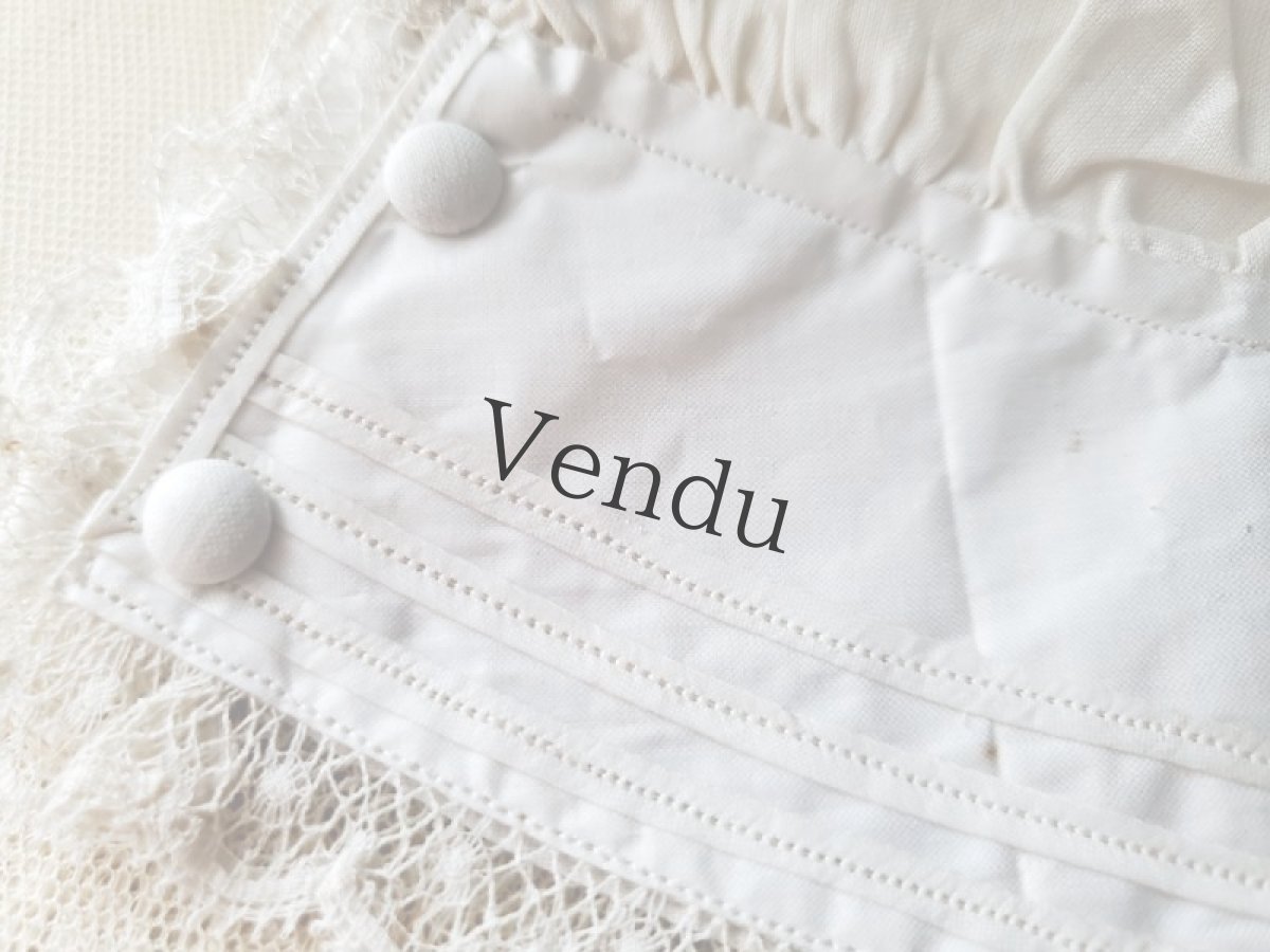 画像9: フランスアンティーク　ペアのお袖 (9)