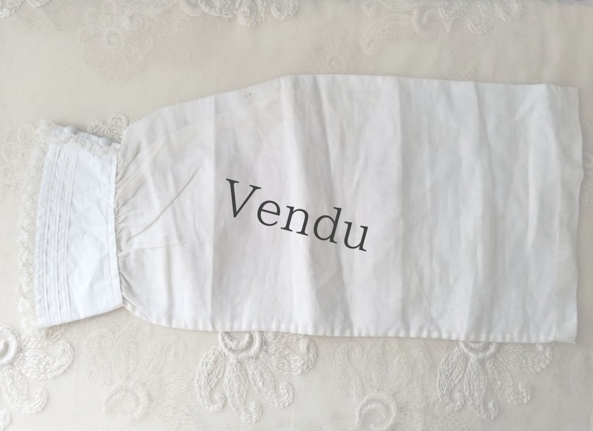 画像7: フランスアンティーク　ペアのお袖 (7)