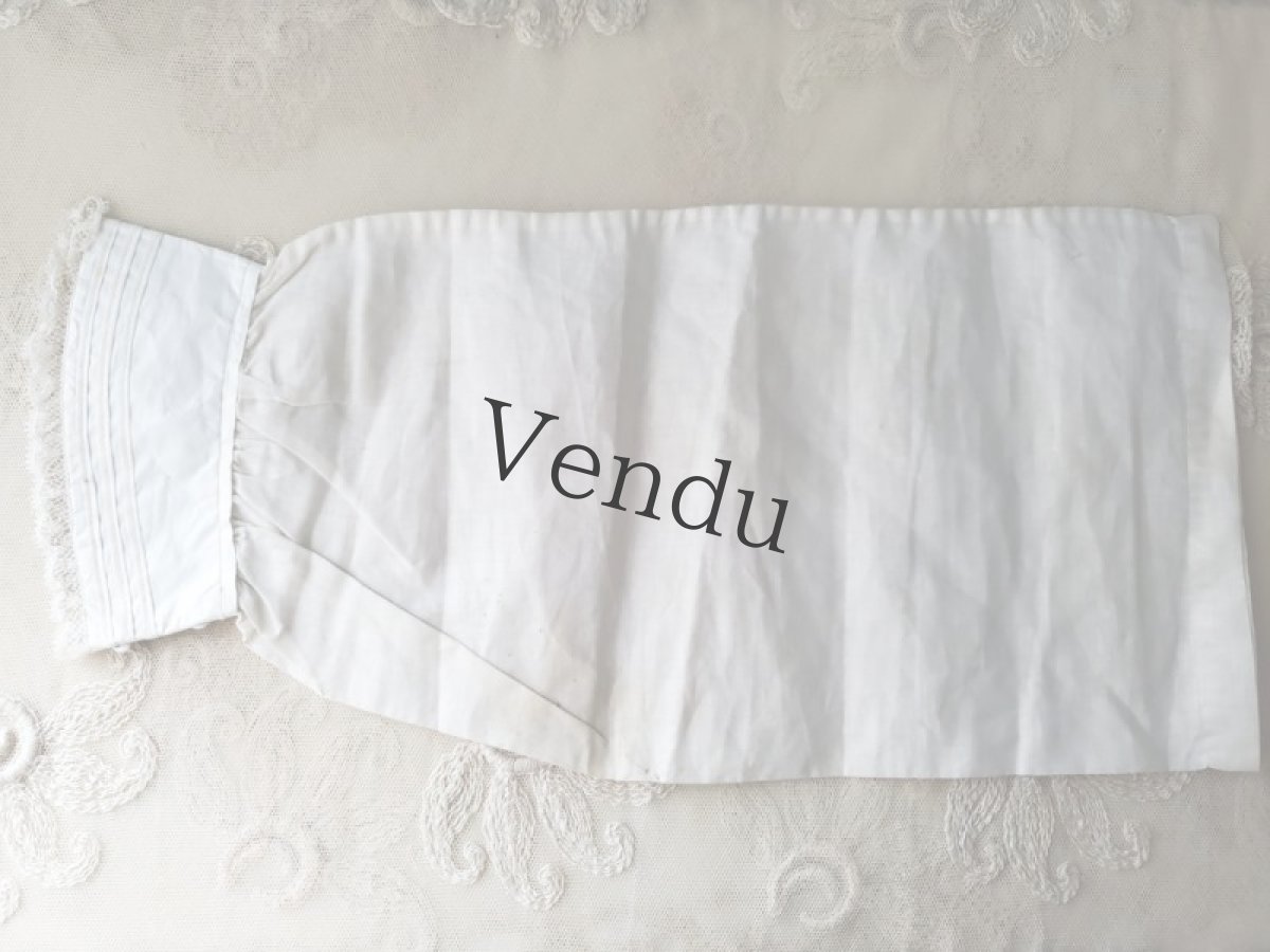 画像8: フランスアンティーク　ペアのお袖 (8)