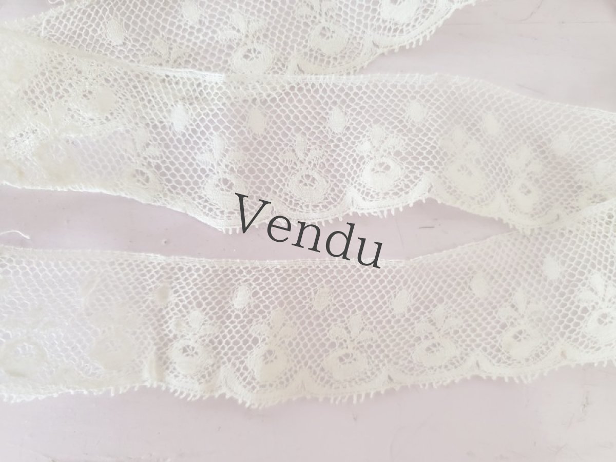 画像2: フランスアンティーク　ヴァランシエンヌレース 257cm (2)