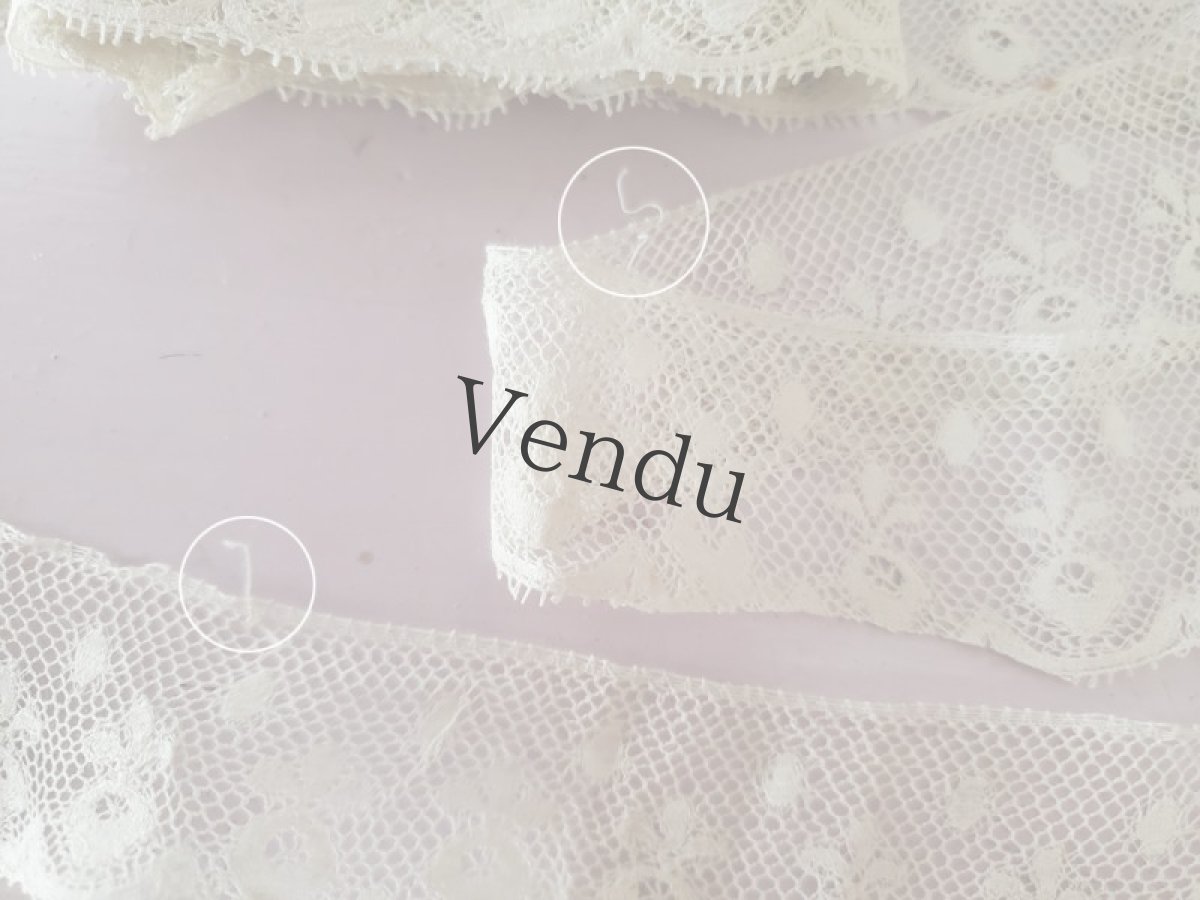 画像4: フランスアンティーク　ヴァランシエンヌレース 257cm (4)