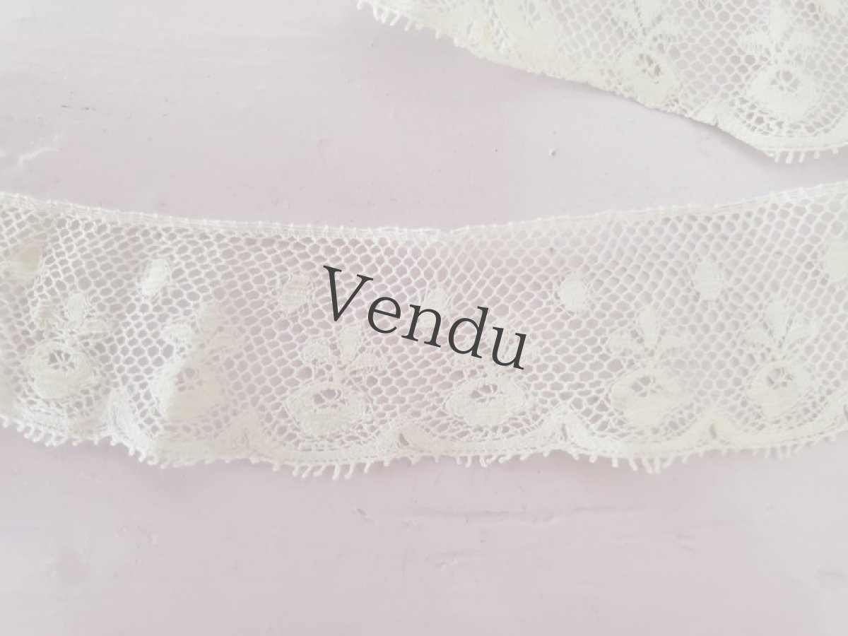 画像3: フランスアンティーク　ヴァランシエンヌレース 257cm (3)