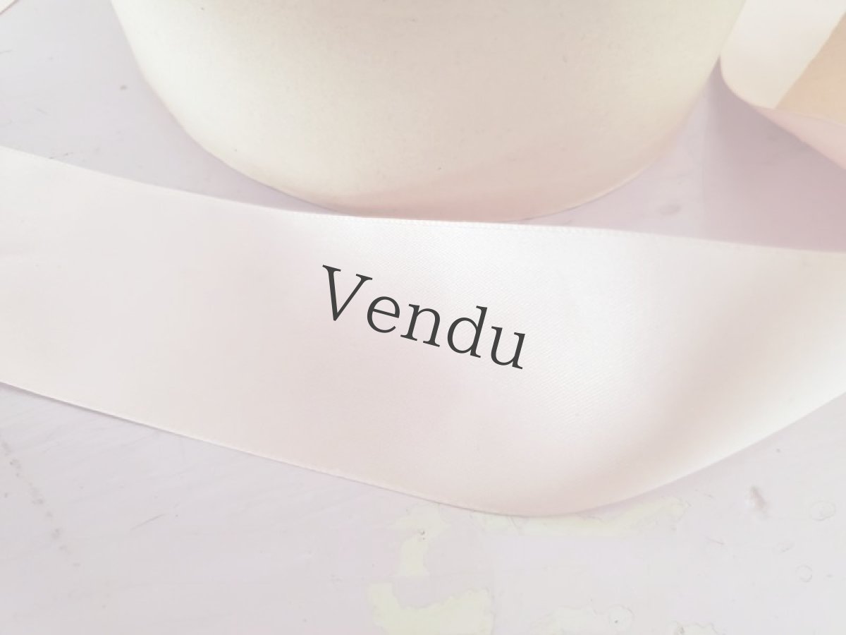 画像3: フランスアンティーク　巻きリボン Rhodia Pon_7364 No.9 Rose (3)