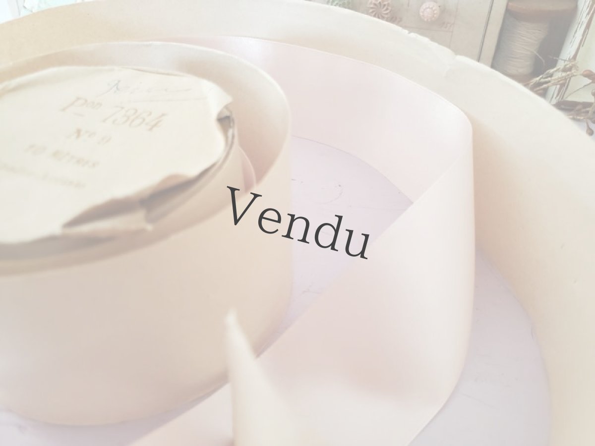 画像2: フランスアンティーク　巻きリボン Rhodia Pon_7364 No.9 Rose (2)