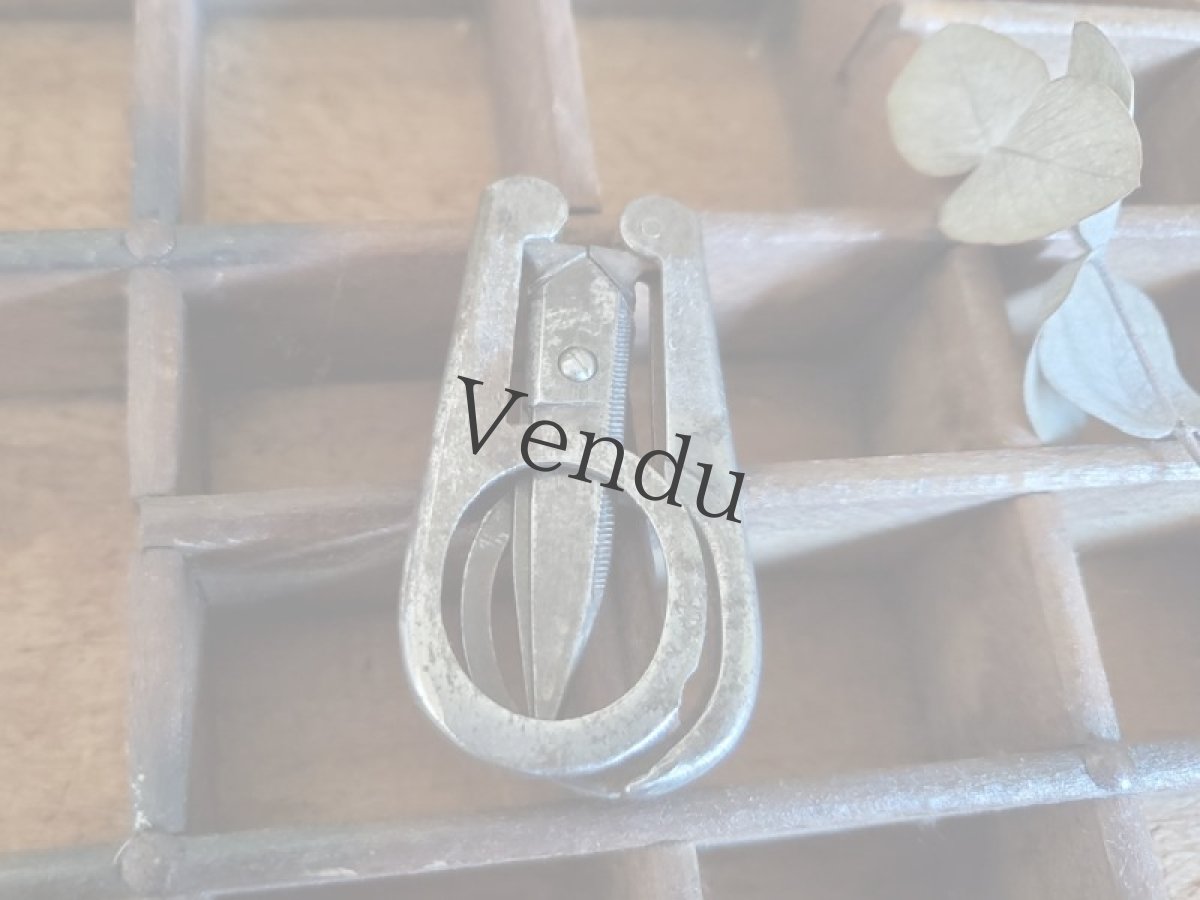 画像6: フランスヴィンテージ　折り畳み式 手芸用はさみ (6)