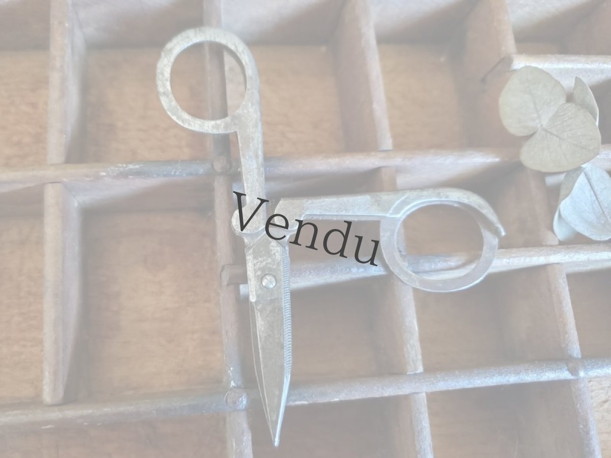 画像3: フランスヴィンテージ　折り畳み式 手芸用はさみ (3)