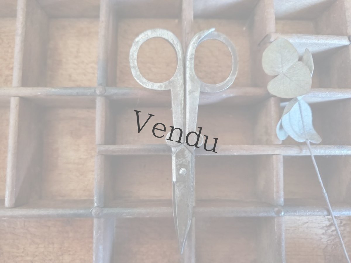 画像2: フランスヴィンテージ　折り畳み式 手芸用はさみ (2)