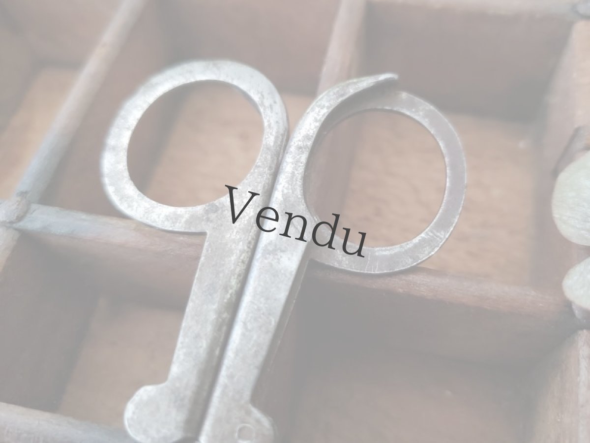 画像7: フランスヴィンテージ　折り畳み式 手芸用はさみ (7)