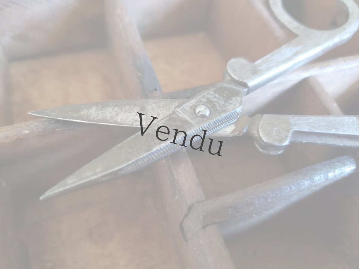 画像8: フランスヴィンテージ　折り畳み式 手芸用はさみ (8)