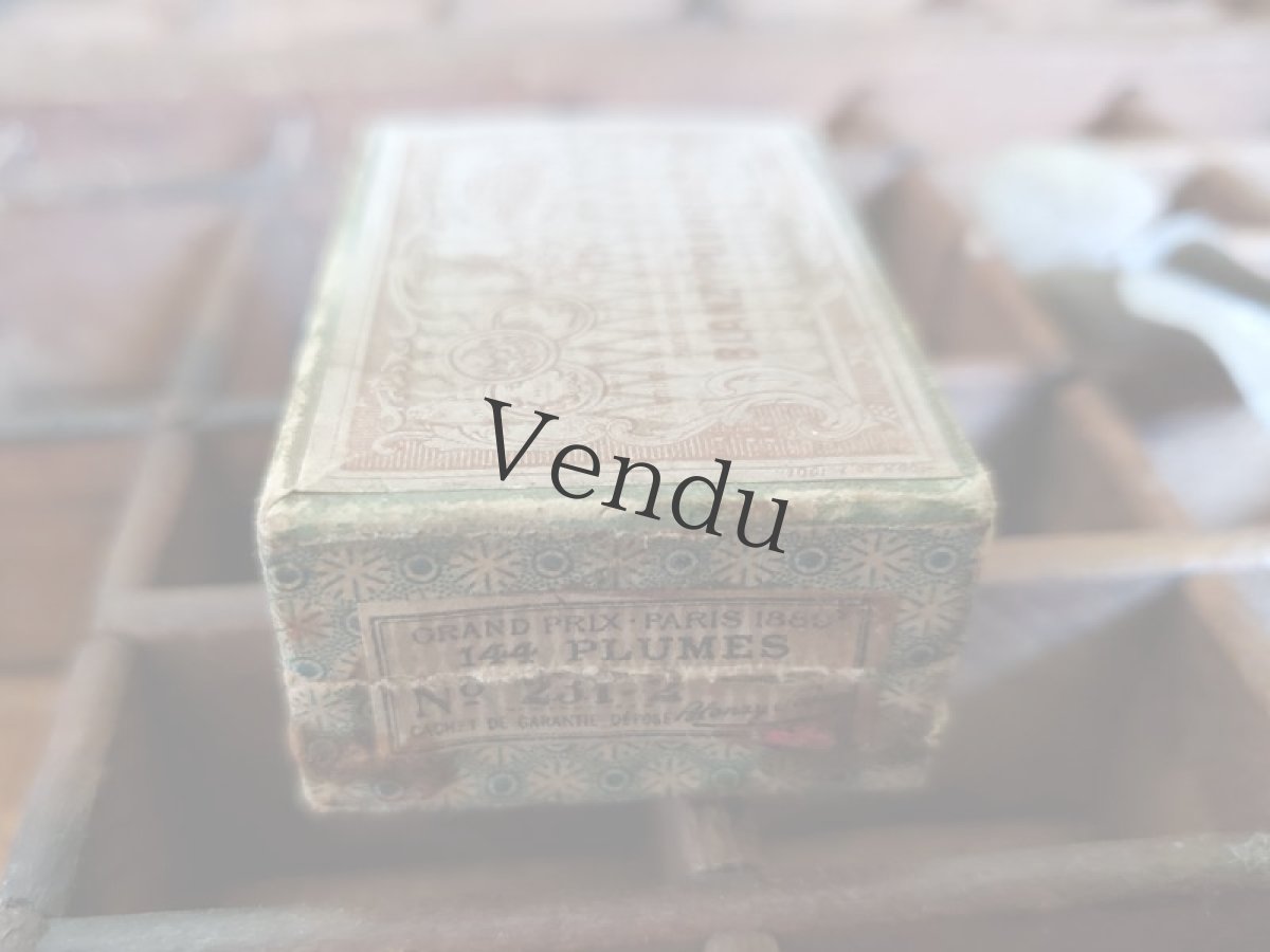 画像5: フランス 1900年前後 ペン先の箱 BLANZY POURE & CIE (5)