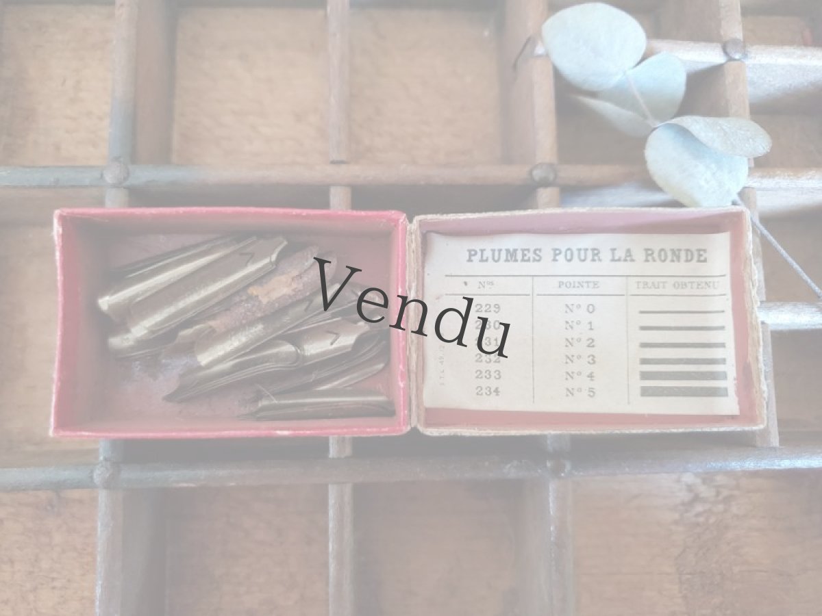 画像2: フランス 1900年前後 ペン先の箱 BLANZY POURE & CIE (2)