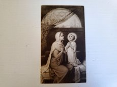 画像5: フランスアンティーク  小さな聖母マリア様像とホーリーカードのセット (5)