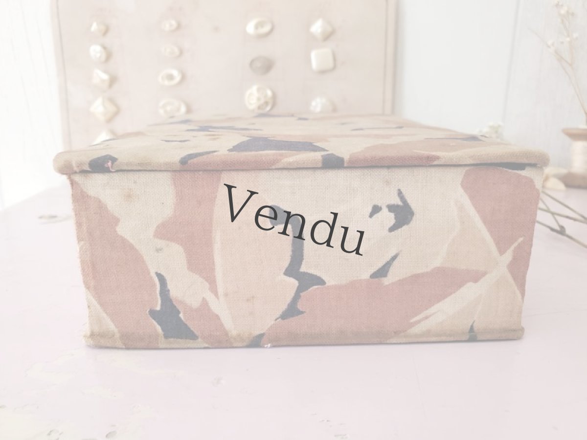 画像14: フランス蚤の市　カルトナージュボックス入りメルスリーセット (14)