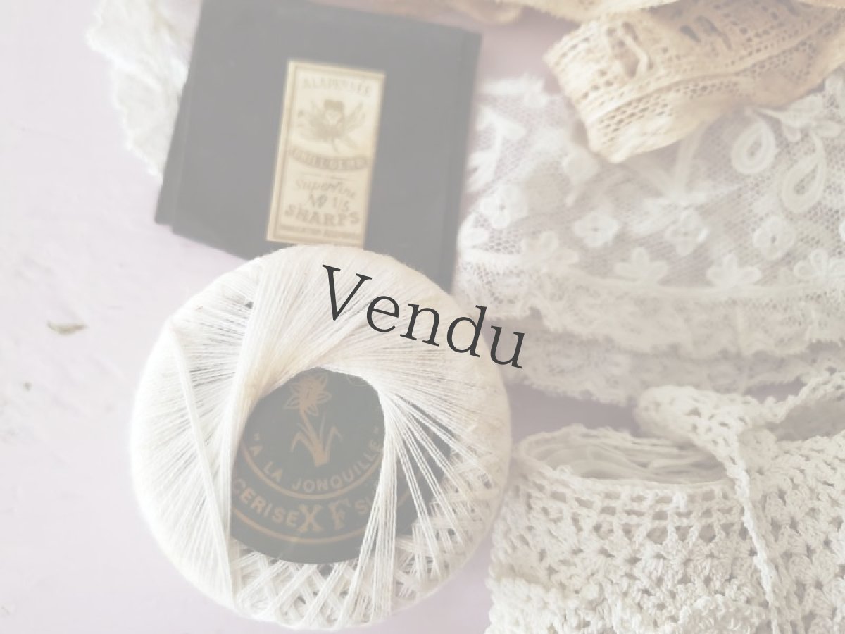 画像7: フランス蚤の市　カルトナージュボックス入りメルスリーセット (7)