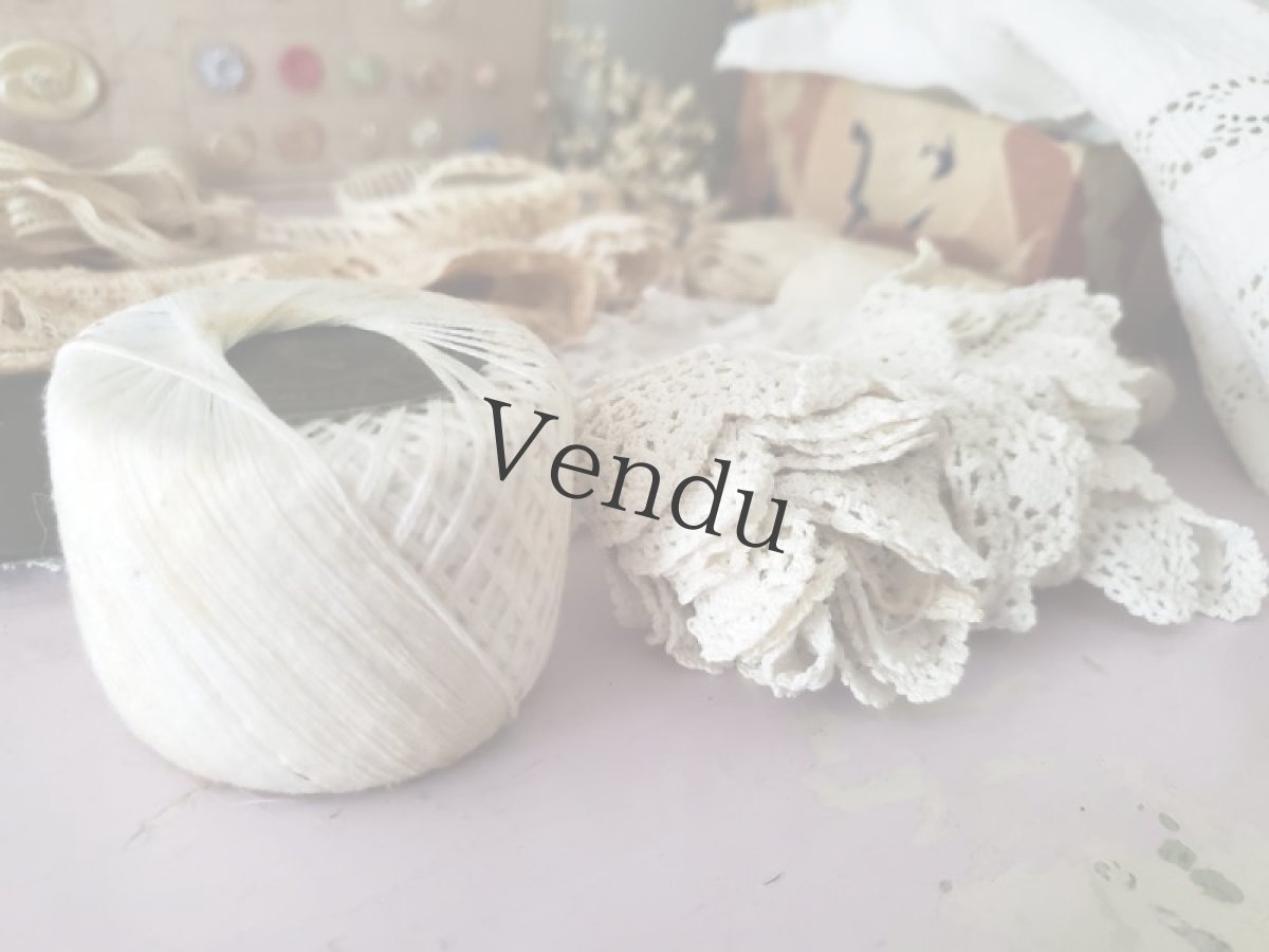 画像8: フランス蚤の市　カルトナージュボックス入りメルスリーセット (8)